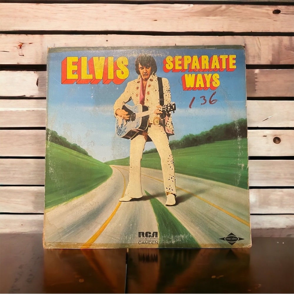 Elvis Presley SEPARATE WAYS LP Album 1972 RCA Records - Camden CAS 2611 - 33 RPM